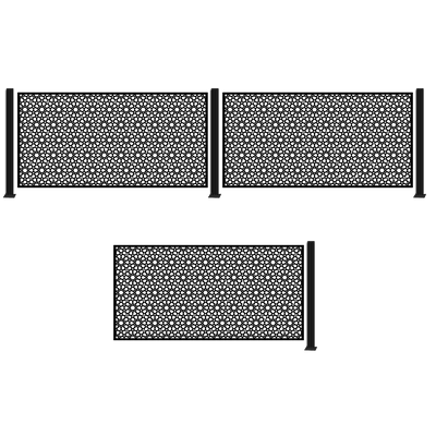Large Horizontal Trellis Screen Fencing Sets