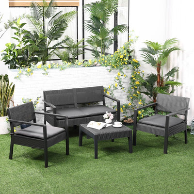 Garden PP Rattan Style Sofa Set