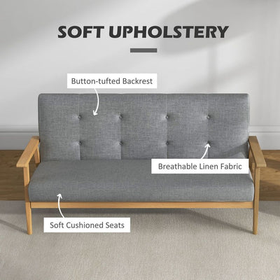 Upholstered Sofa 3-Seater
