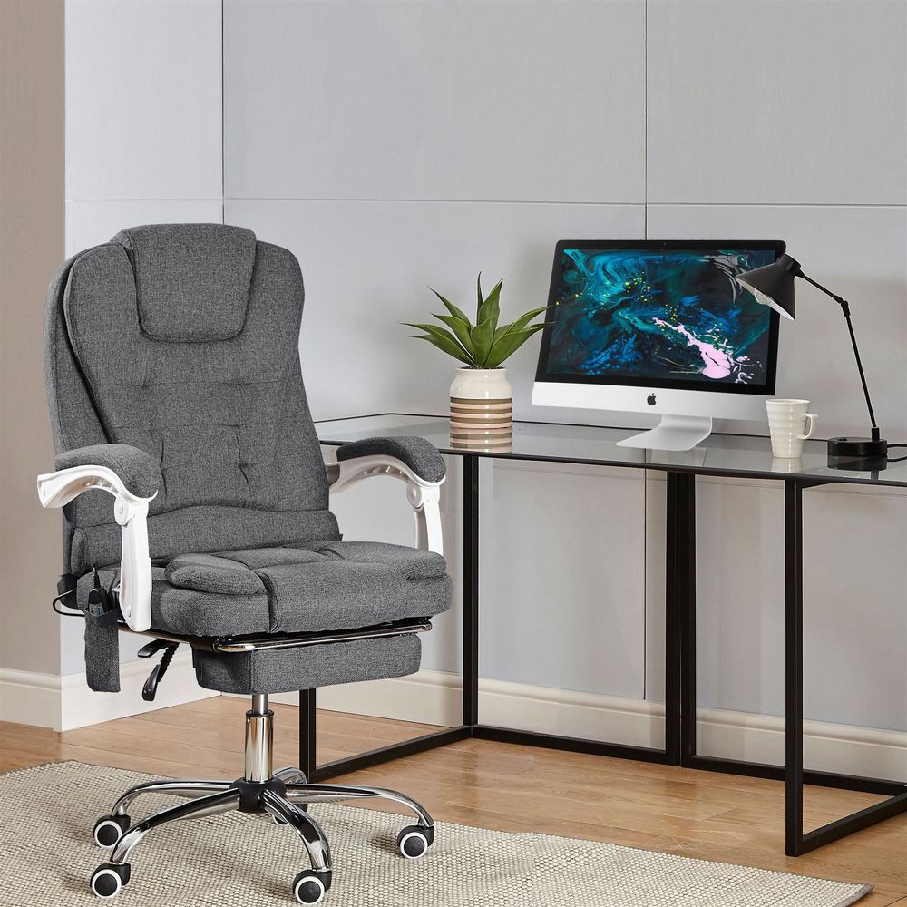Office Gaming Computer Recliner Massage Chair With Footrest