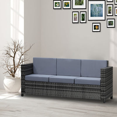 3-Seater Patio Garden Sofa