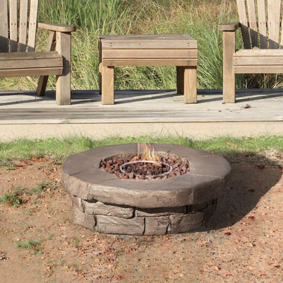 Low Gas Fire Pit Table