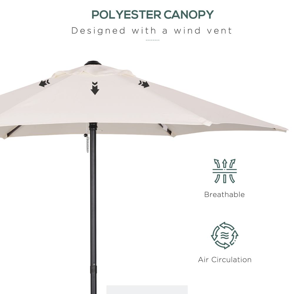 1.96m Parasol Patio Umbrella