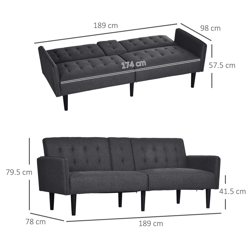Upholstered Sofa bed 3 Seater