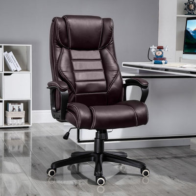 Brown Vinsetto Massage Office Chair