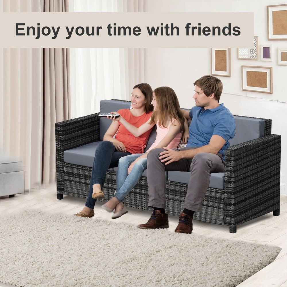 3-Seater Patio Garden Sofa