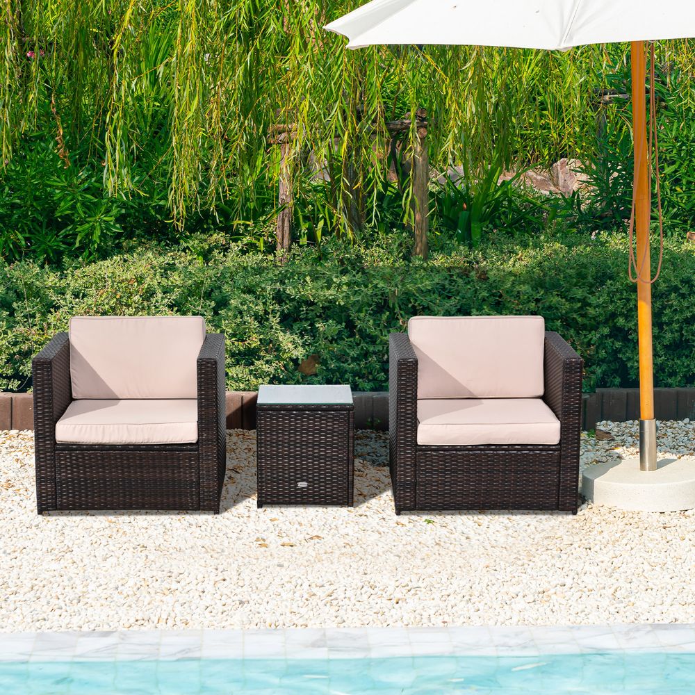 2 Seater Rattan Furniture Set