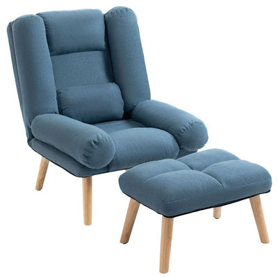 Recliner + Ottoman Sofa Chair