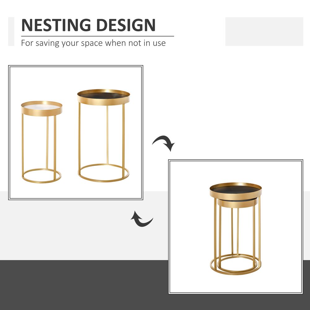 Nesting Coffee Tables Set of 2