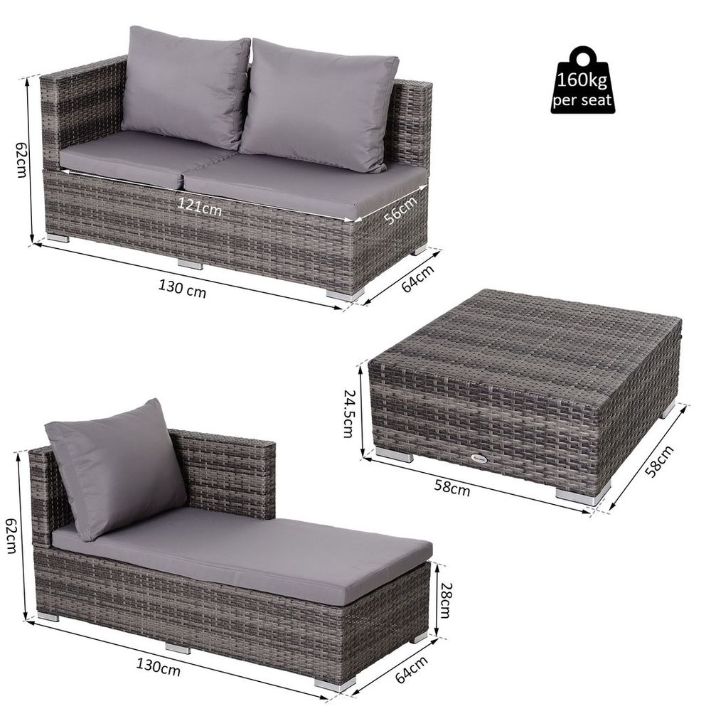 Rattan Garden Sofa Set