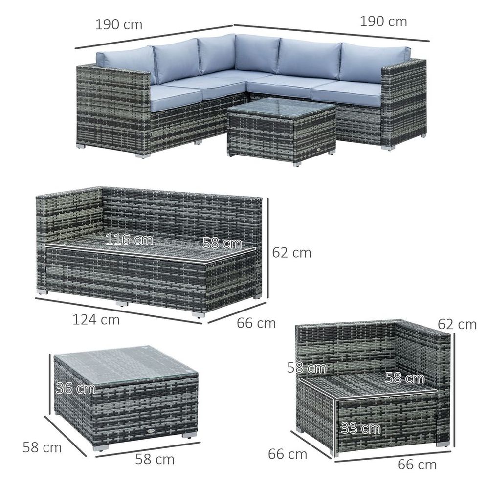Rattan Furniture Sofa Set