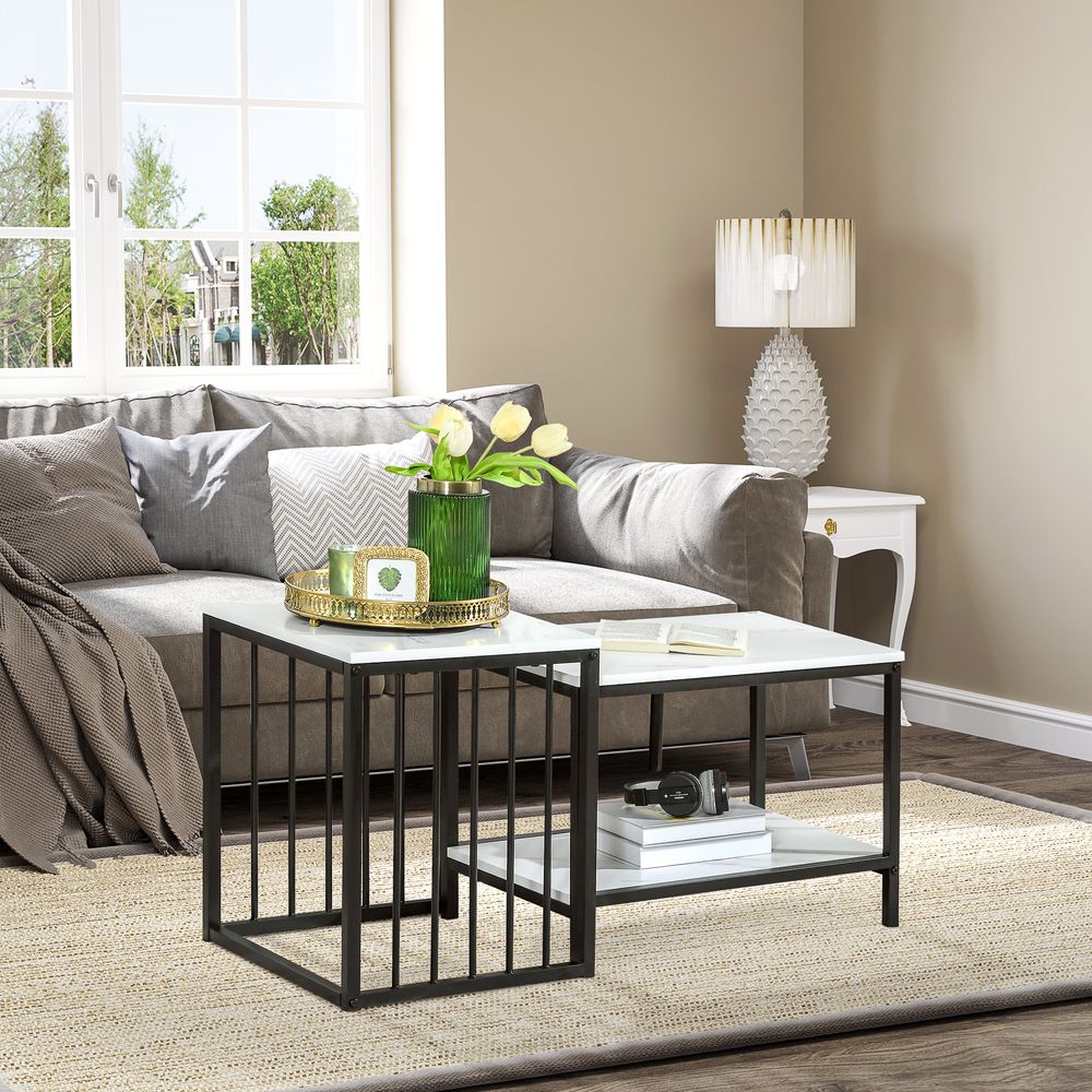 Modern Coffee Table Set of Two