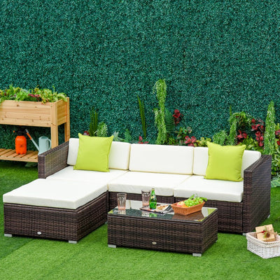 5PC Rattan Furniture Set