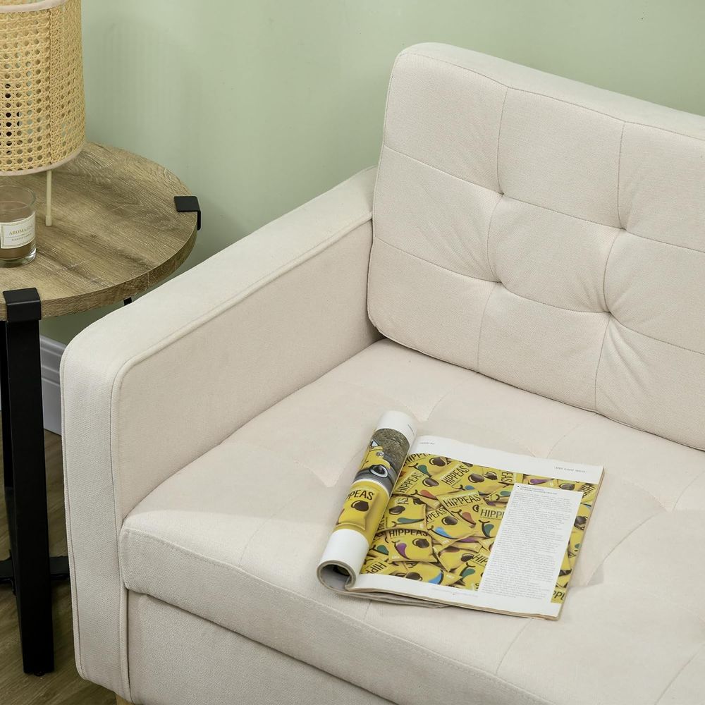 Compact Loveseat Sofa with Storage