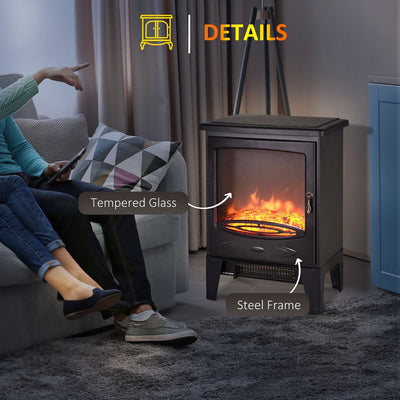 Electric Heater Freestanding Fireplace