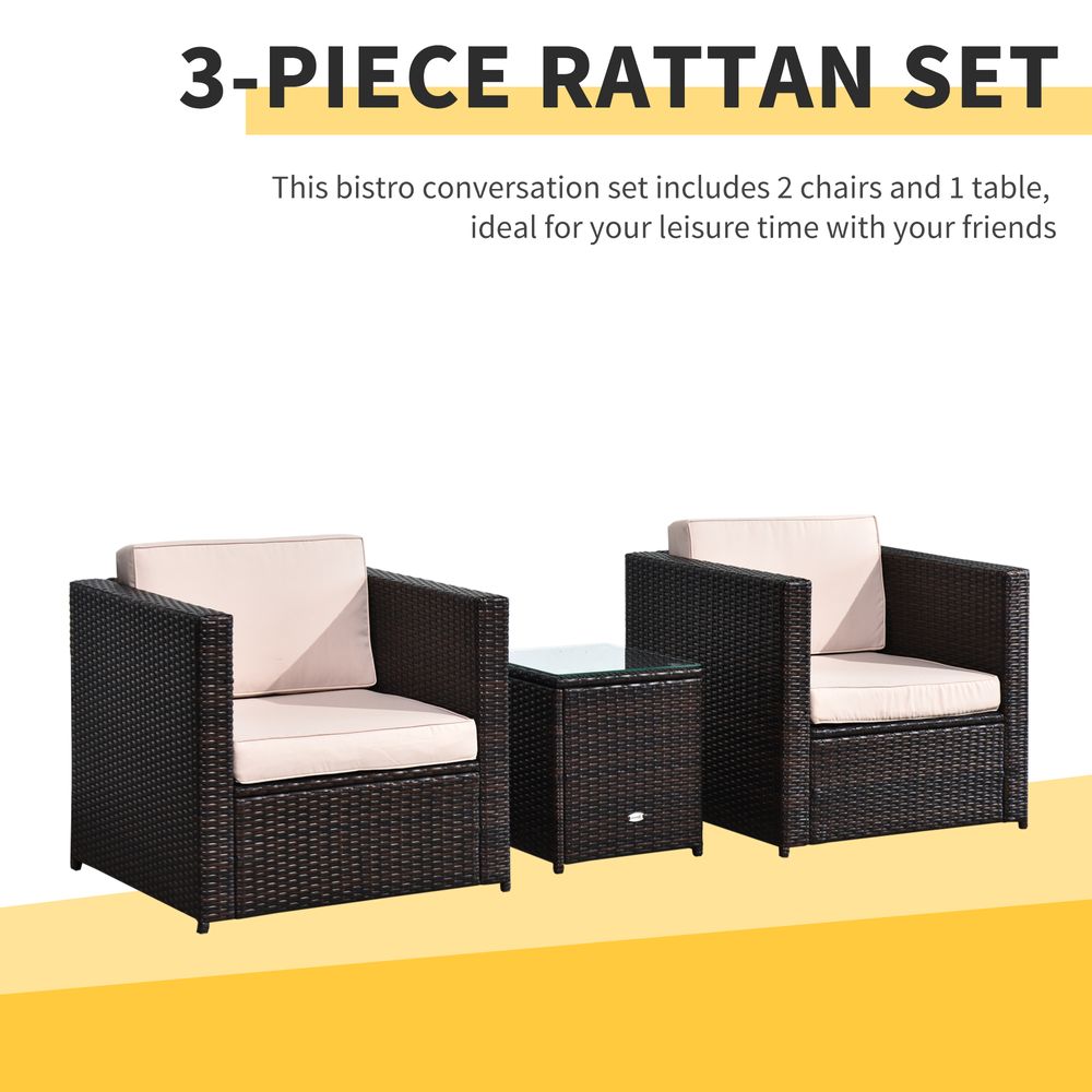 2 Seater Rattan Furniture Set