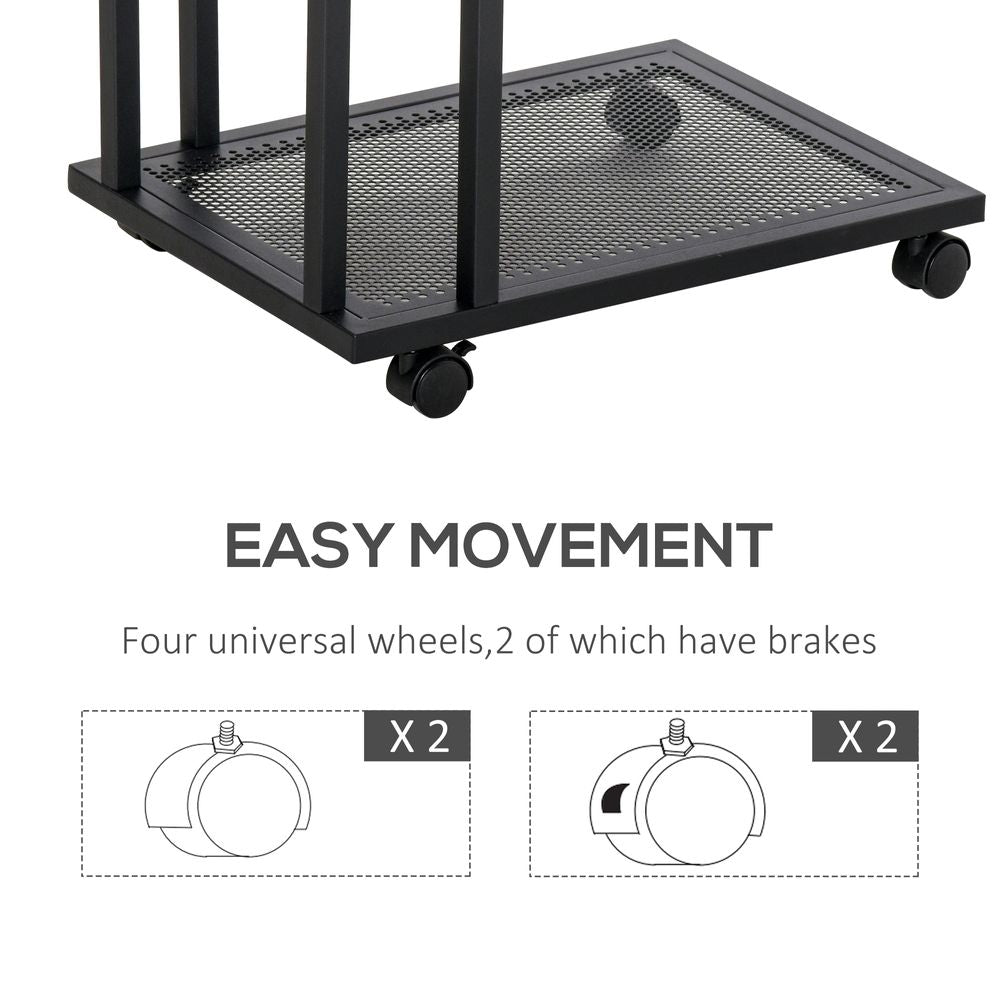 Mobile Sofa Side Table