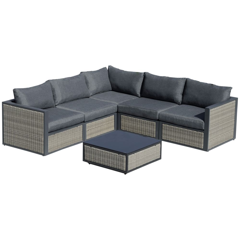 Patio PE Rattan Sofa Set