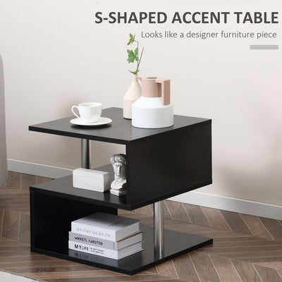 S Shape Coffee Console Table