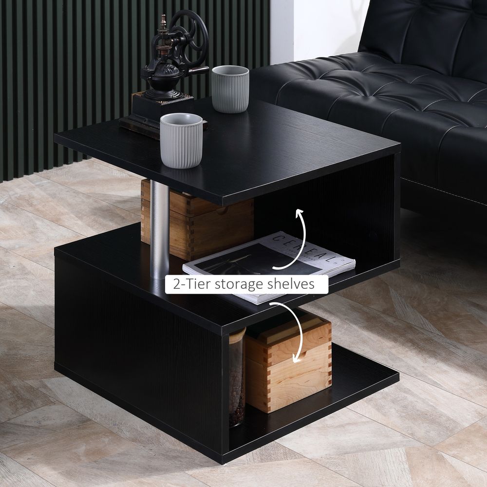 S Shape Coffee Console Table