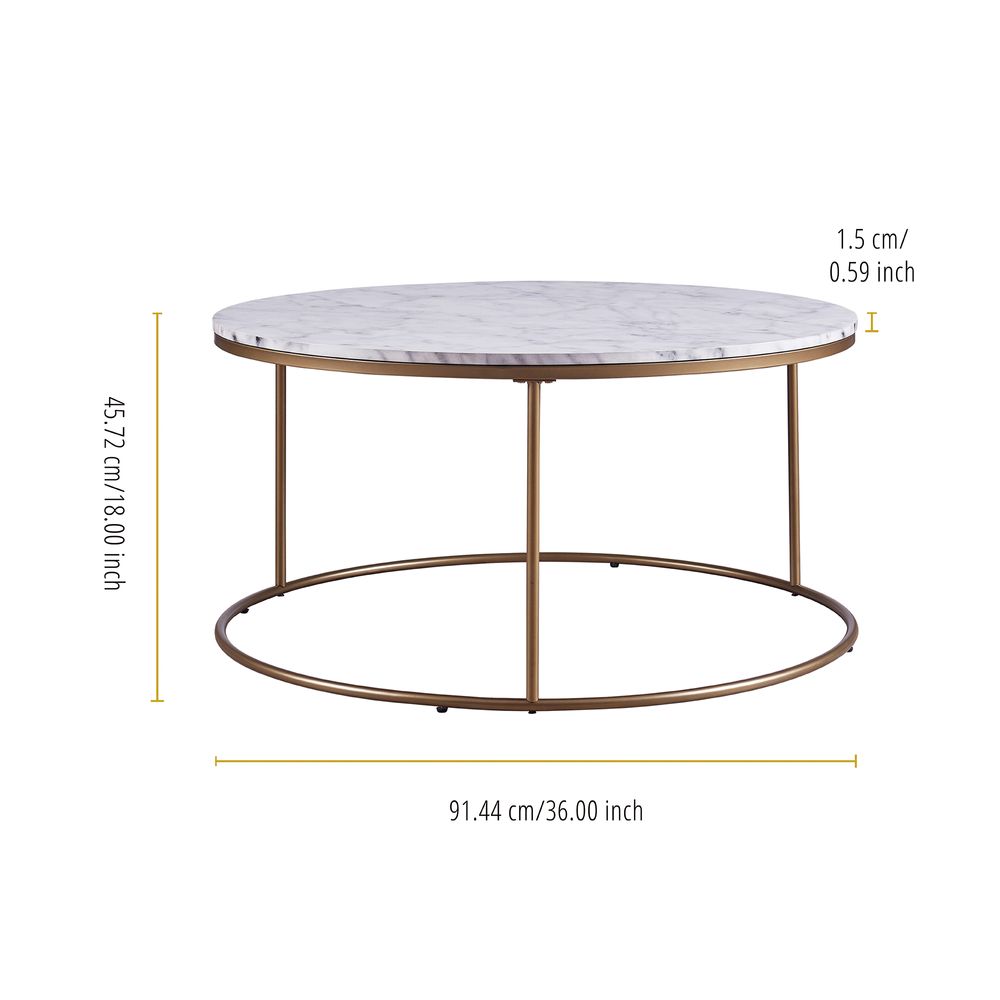 Large Round Coffee Table