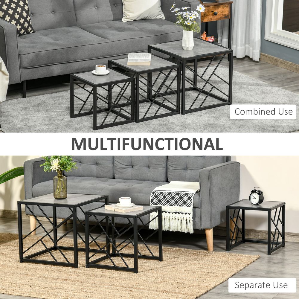 Set of 3 Nesting Coffee Tables