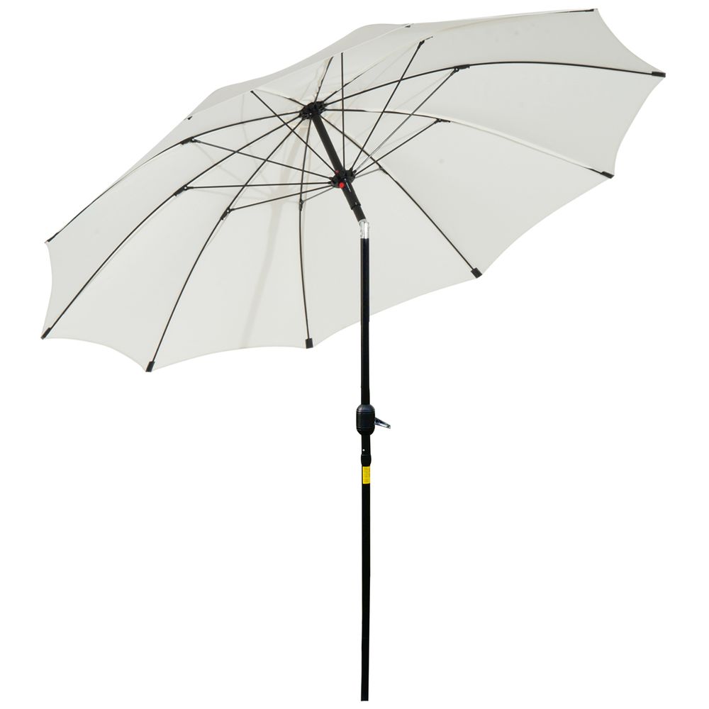 2.6M Umbrella Parasol-Cream White