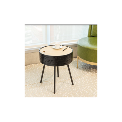 Lift Top Round Side Table