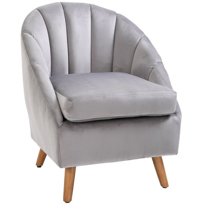 Velvet Single Sofa Armchair