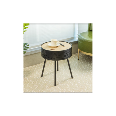 Lift Top Round Side Table