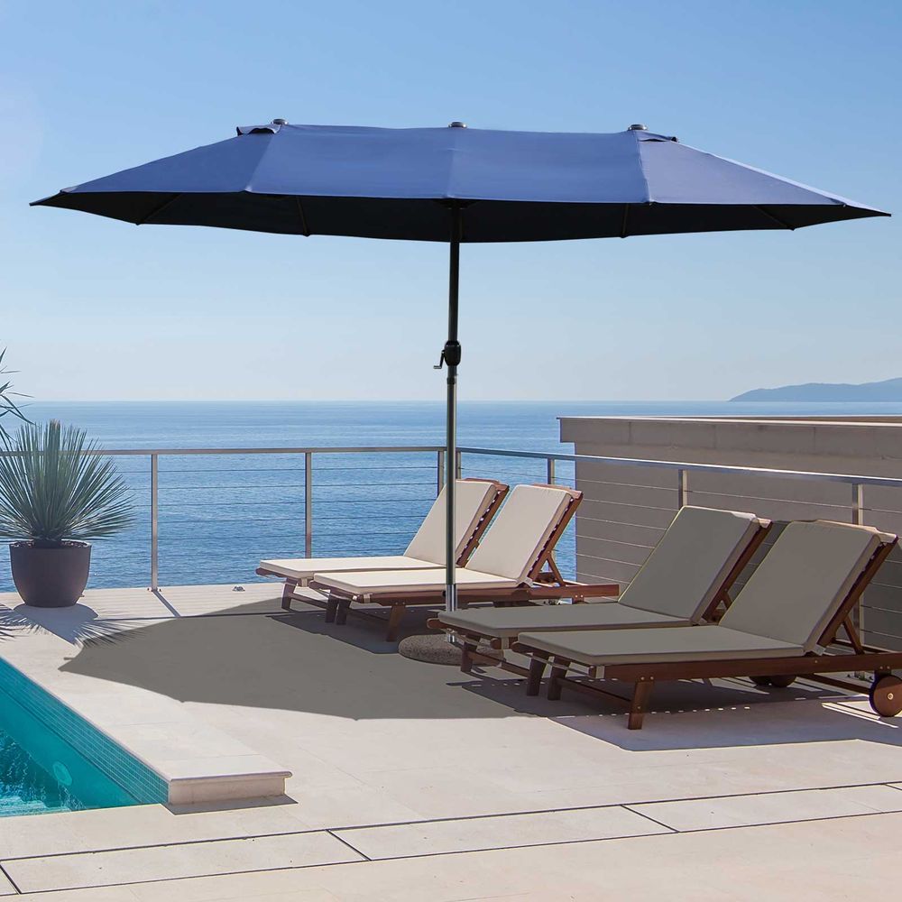 4.6m Double-Sided Parasol Umbrella