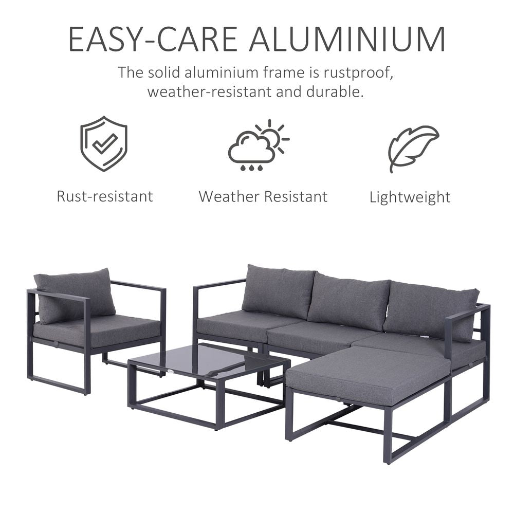 Aluminum Frame Garden Furniture Set