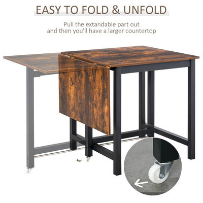 Drop Leaf Fold-able Table