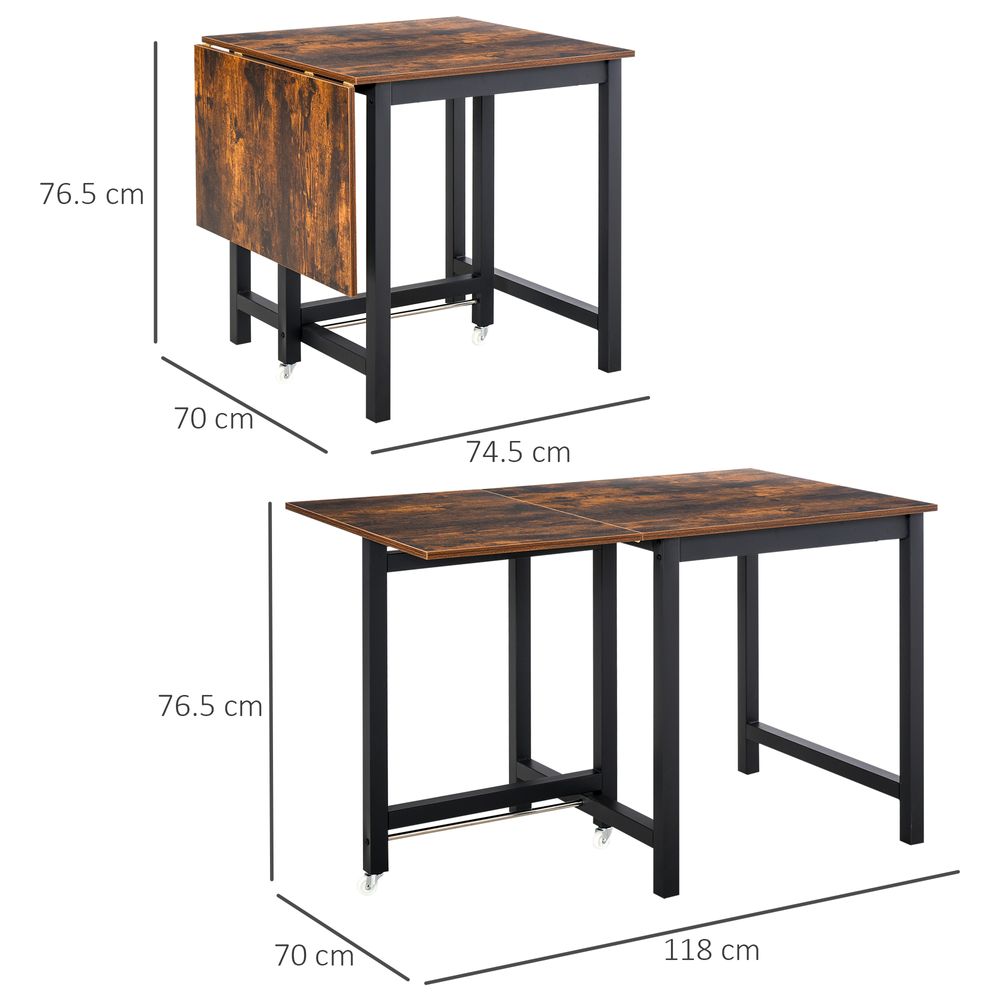 Drop Leaf Fold-able Table