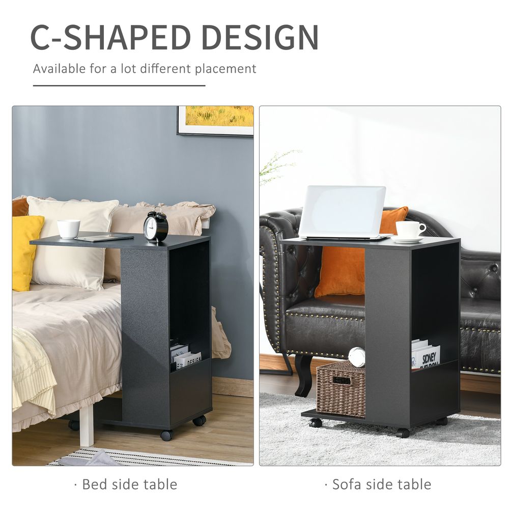 Mobile Sofa Side Table