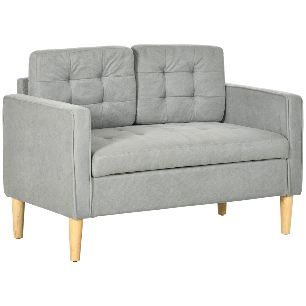 Modern 2 Seater Sofa with Storage