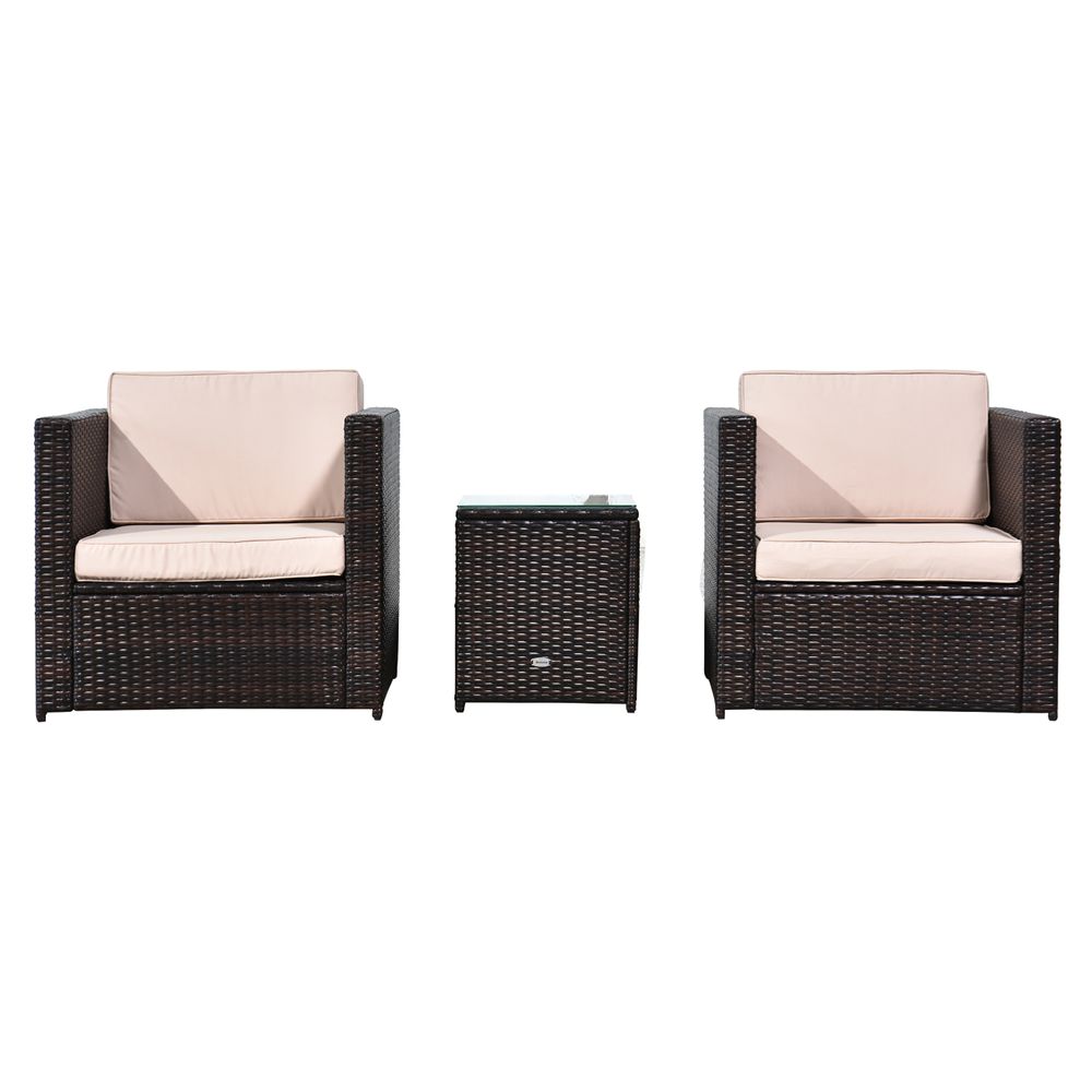 2 Seater Rattan Furniture Set